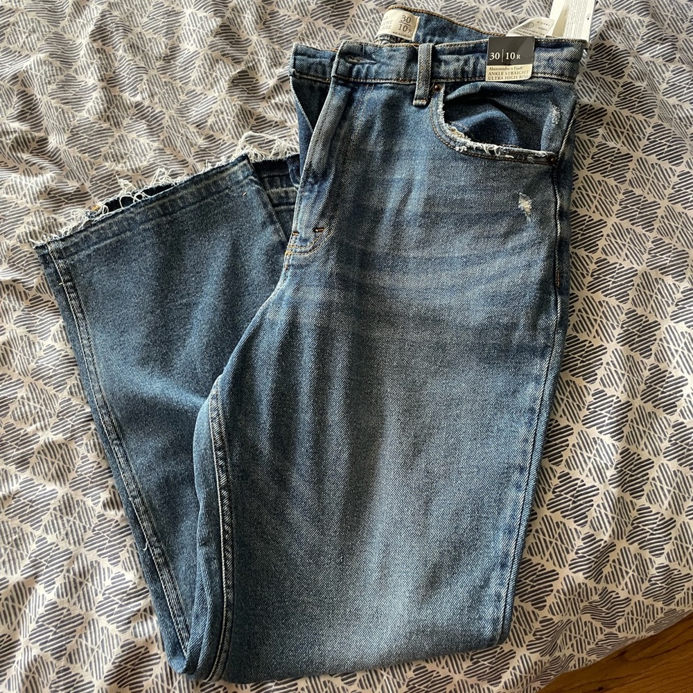 Abercrombie straight leg jeans